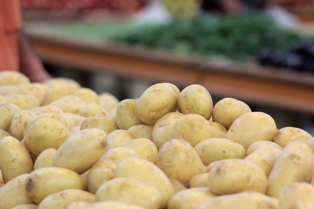 Preço da batata se destacou negativamente ao fechar o mês de abril com alta de 10,78% (Foto: Miguel Denser/PSA)