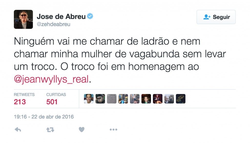 josé de abreu cospoe em casal