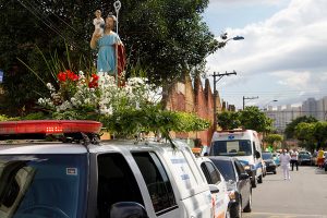 São Cristóvão é o padroeiro dos motoristas (Foto: Alexandre Yort/PMSCS)
