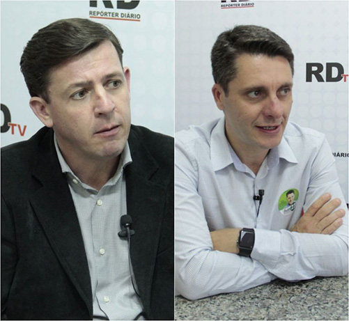 Alex e Orlando deram entrevista ao RDTv e falaram em enxugar máquina pública (Foto: Banco de Dados/ Reprodução)