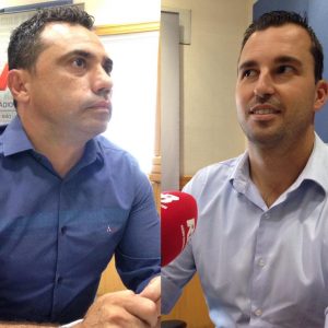 Michels e Vaguinho também trocaram farpas durante o debate (Foto: Danilo Gobatto/Rádio Bandeirantes)