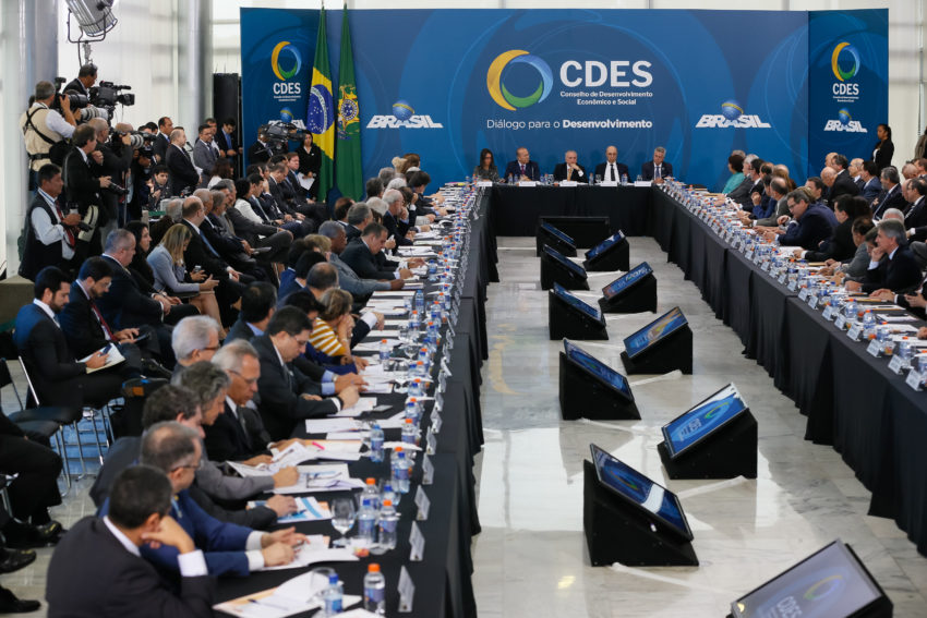 Brasília - DF, 21/11/2016. Presidente Michel Temer durante reunião do CDES - Conselho de Desenvolvimento Econômico Social. Foto: Beto Barata/PR