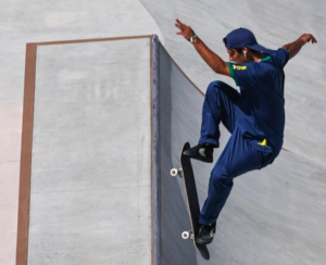 Kelvin Hoefler, do skate, garante a 1ª medalha do Brasil nos Jogos