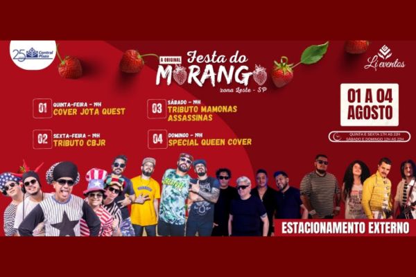 Central Plaza Shopping recebe Festa do Morango